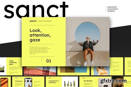 Sanct - Modern Powerpoint Template