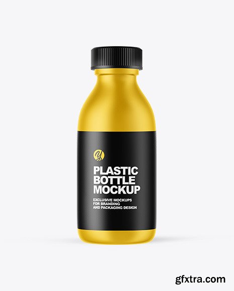 Matte Plastic Bottle Mockup 50434