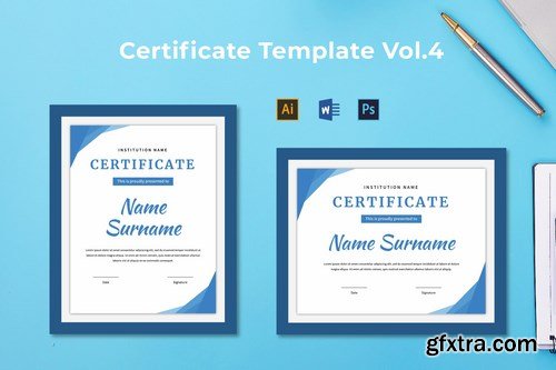 Certificate Template Vol.4