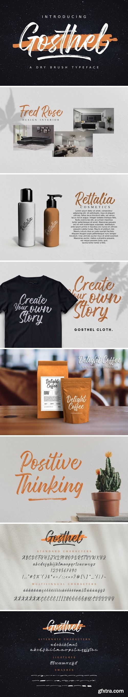 CM - Gosthel | Dry Brush Font 4166137