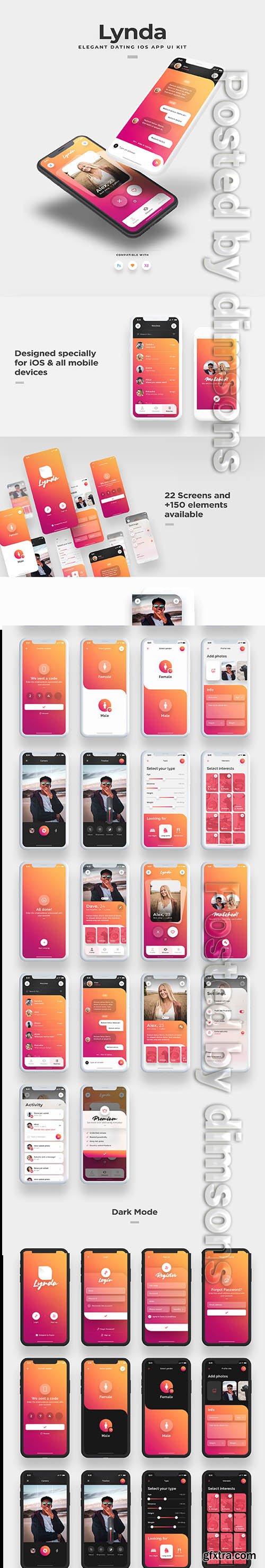 Lynda - Dating iOS UI Kit Lynda - Dating iOS UI Kit