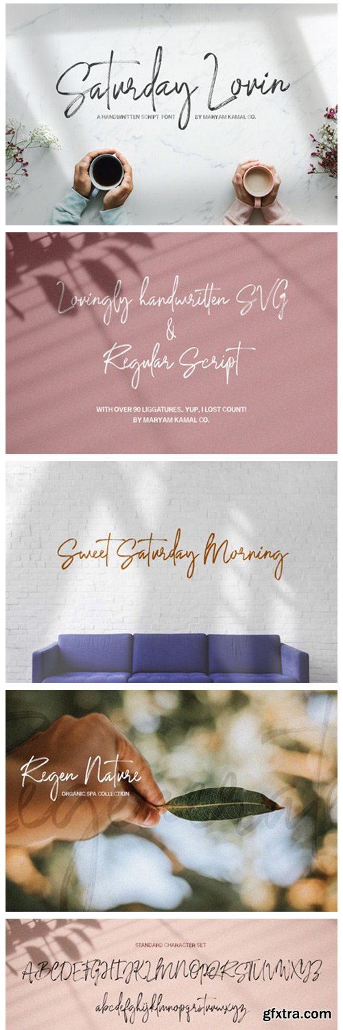 Saturday Lovin Font Saturday Lovin Font