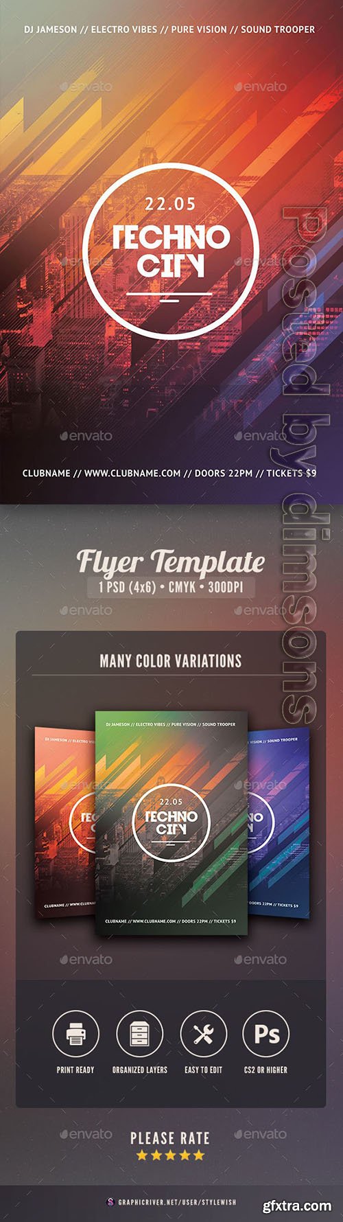 Techno City Flyer 14561942