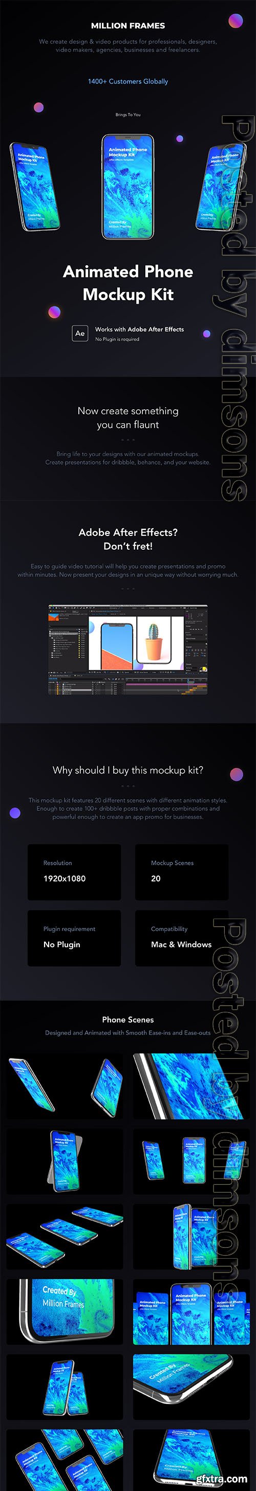 Animated Phone Mockup Kit Animated Phone Mockup Kit