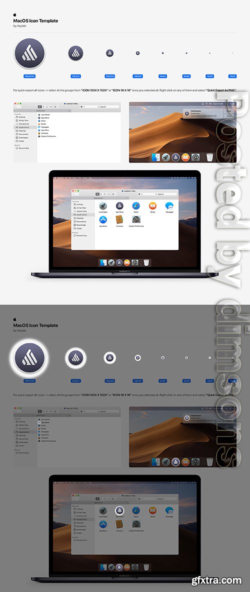 MacOS Template Icon Mockup