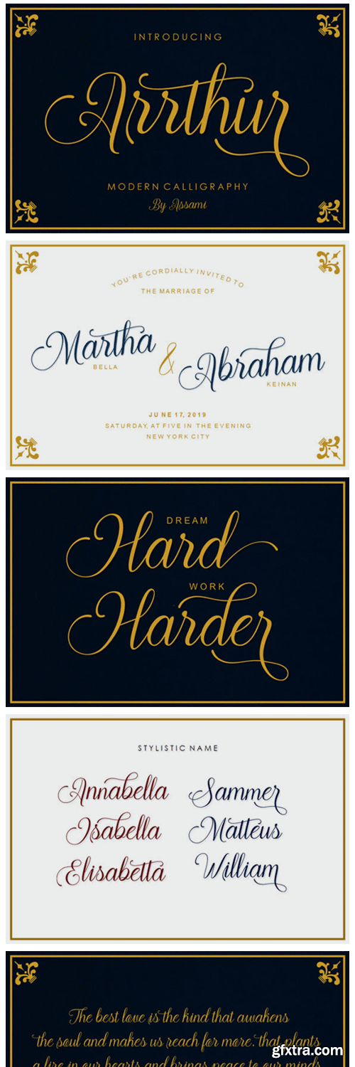 Arrthur Font Arrthur Font