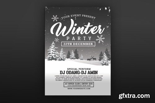 Winter Party Flyer