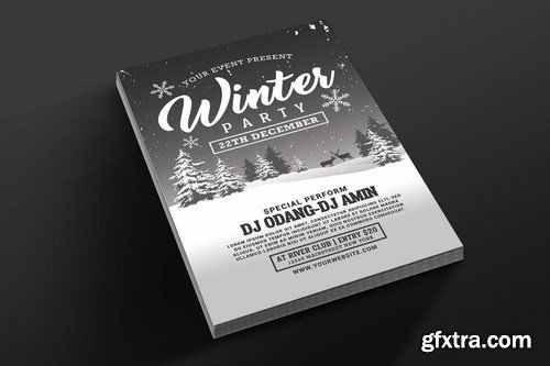 Winter Party Flyer