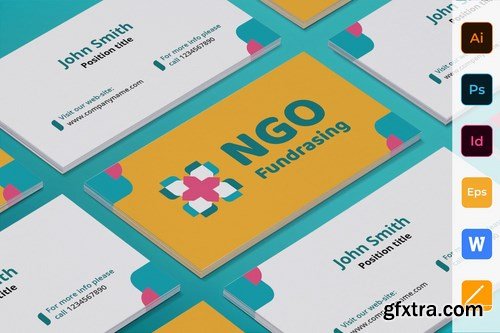 NGO Brochure Poster Flyer Business Card Brochure Bifold Trifold