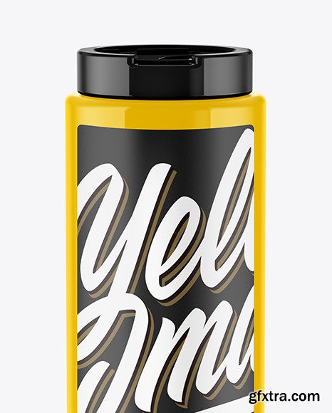 Glossy Salt Jar Mockup 50495