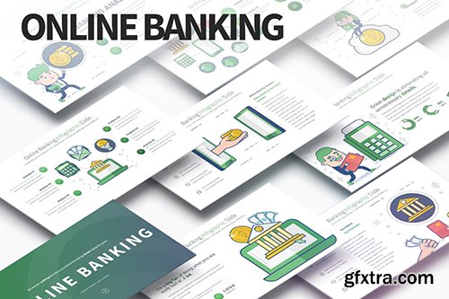 Online Banking - PowerPoint Infographics Slides Online Banking - PowerPoint Infographics Slides