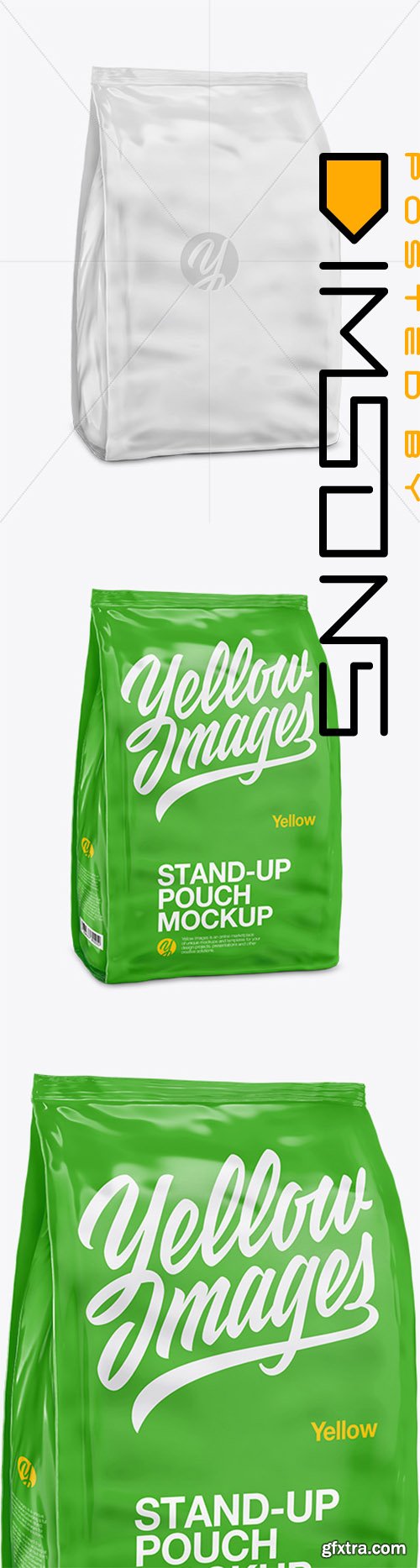 Stand Up Glossy Pouch - Half Side View 31090 Stand Up Glossy Pouch - Half Side View 31090