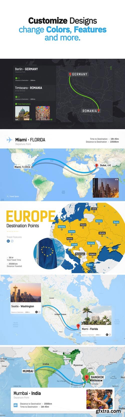 Videohive - The Complete World Travel Map ToolKit - 23662625