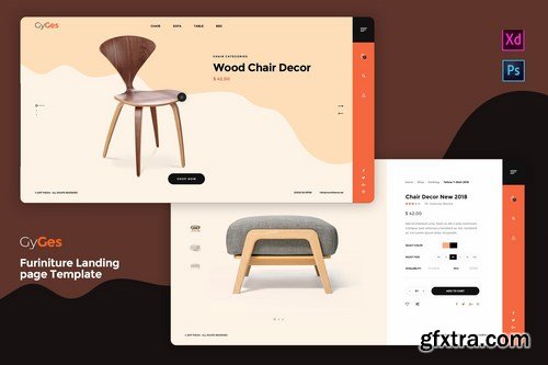 Gyges - Furniture Landing page Template
