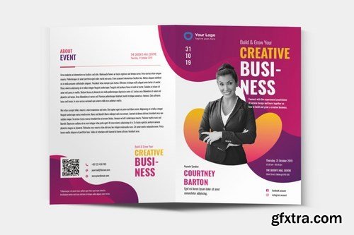 Bifold Brochure Template - Creative Event