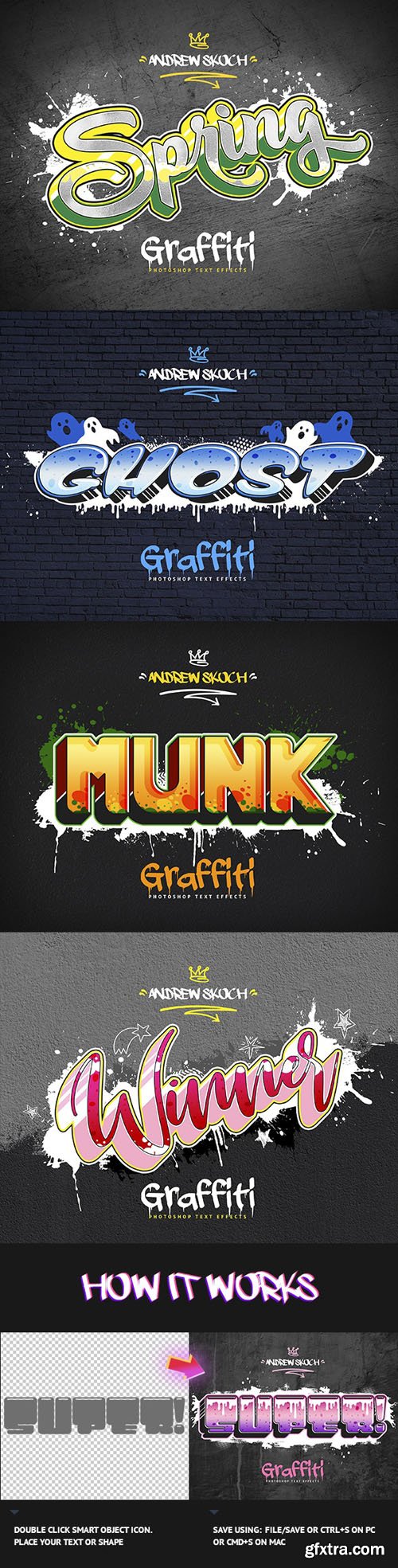 GR - Graffiti Text Effects Vol.3 GR - Graffiti Text Effects Vol.3