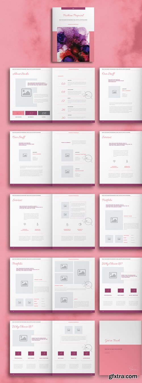 Pink Fashion Proposal Layout 297601047 Pink Fashion Proposal Layout 297601047