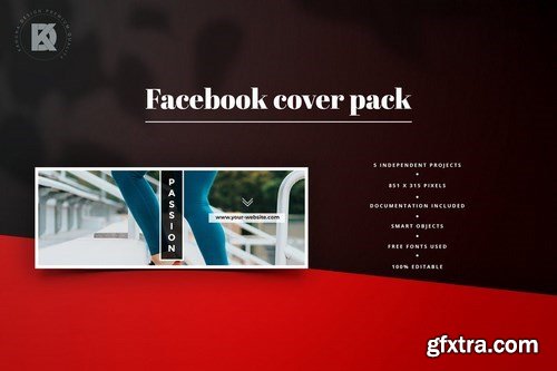 Fitness & Gym Facebook Cover Pack