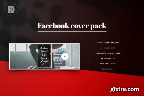 Fitness & Gym Facebook Cover Pack