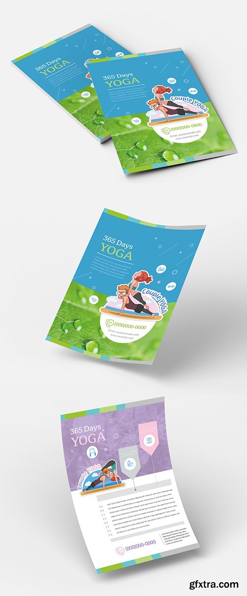 Yoga Flyer Layout with Character Illustrations 213694041 Yoga Flyer Layout with Character Illustrations 213694041