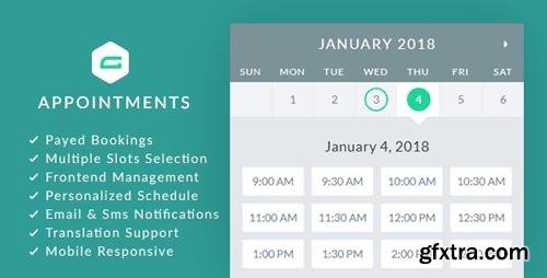 CodeCanyon - gAppointments v1.9.3 - Appointment booking addon for Gravity Forms - 21216523 CodeCanyon - gAppointments v1.9.3 - Appointment booking addon for Gravity Forms - 21216523
