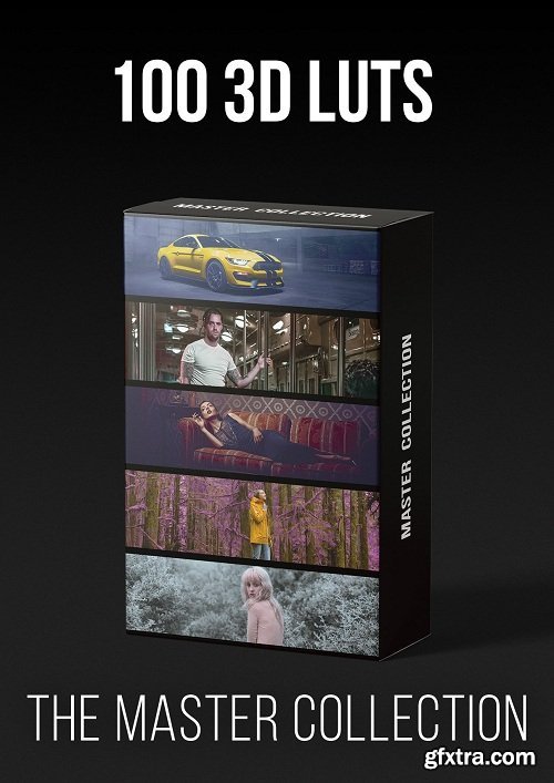 Master Collection All 10 Color Profiles Packs - 100 3D LUTS