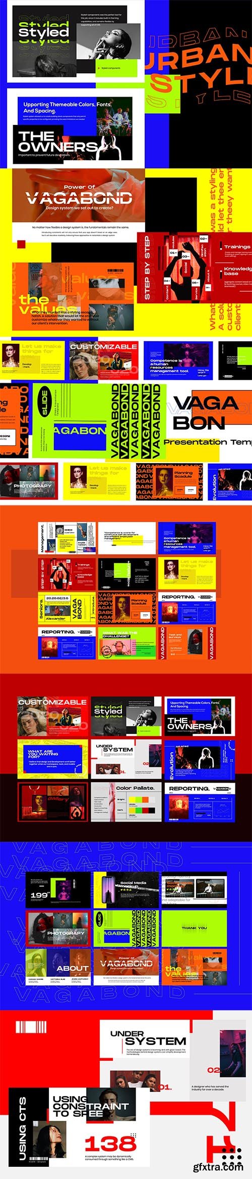 VAGABOND - Urban Design Creative Presentation GS Powerpoint, Keynote and Google Slides