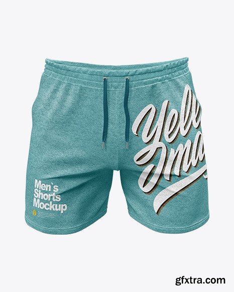 Melange Men’s Shorts Mockup 50646
