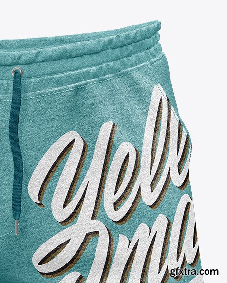 Melange Men’s Shorts Mockup 50646
