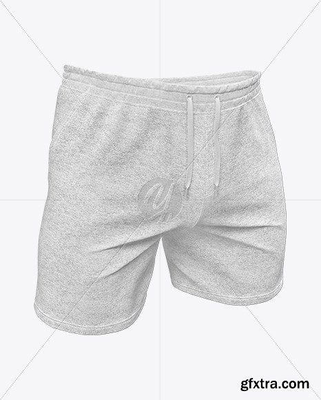 Melange Men’s Shorts Mockup 50649