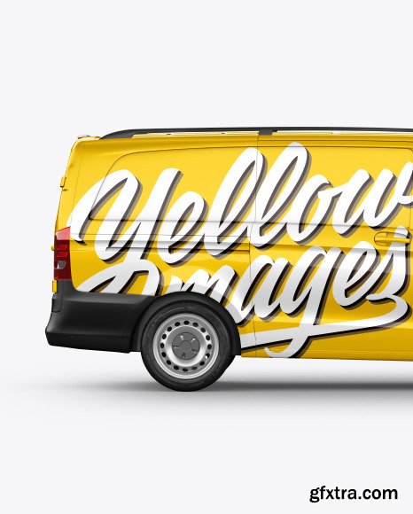 Panel Van Mockup - Side View 50686