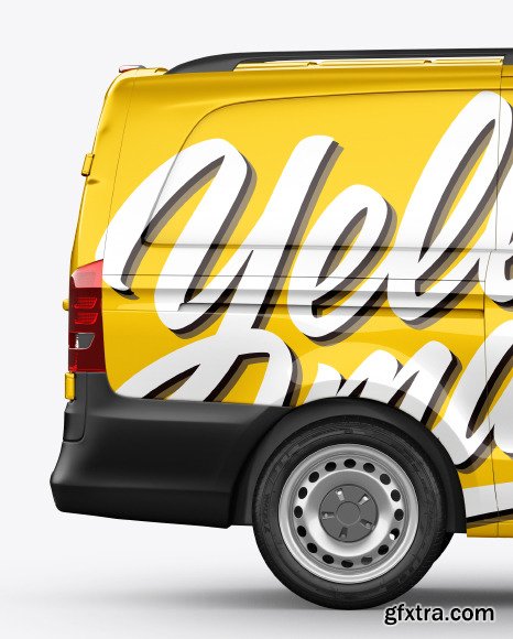 Panel Van Mockup - Side View 50686