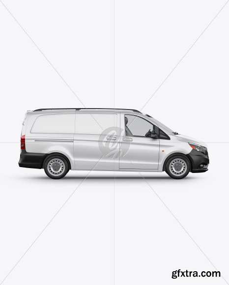 Panel Van Mockup - Side View 50686