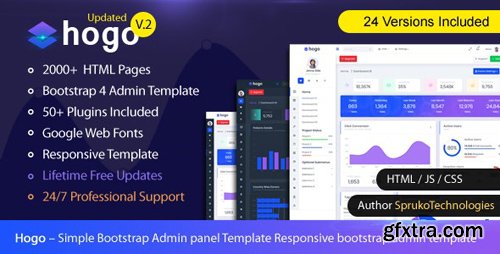 ThemeForest - Hogo v2.0 - Clean Multipurpose Responsive Bootstrap Simple Admin Panel Template - 23468683 ThemeForest - Hogo v2.0 - Clean Multipurpose Responsive Bootstrap Simple Admin Panel Template - 23468683