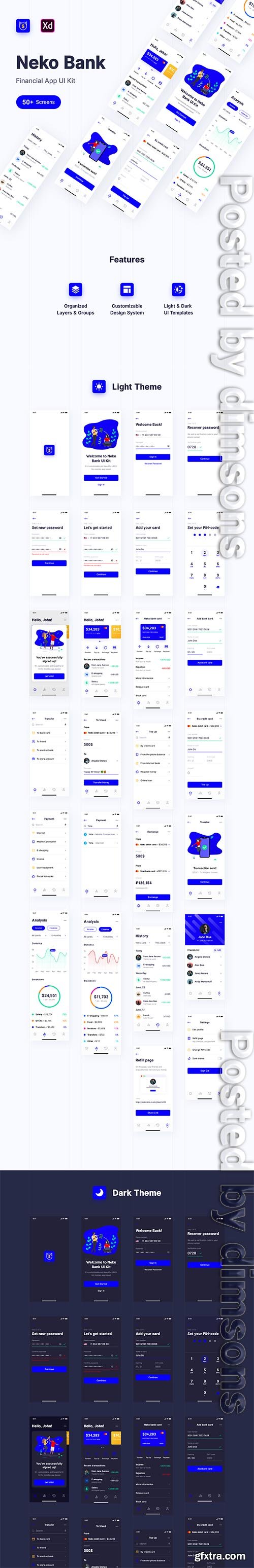 Neko Bank UI Kit Neko Bank UI Kit