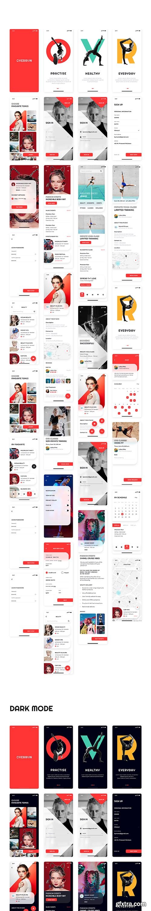 Overrun - Fitness, Beauty & Events Booking Overrun - Fitness, Beauty & Events Booking