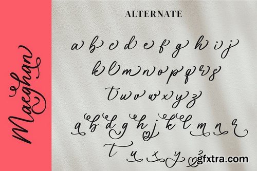 CM - Maeghan Calligraphy Font 4260685