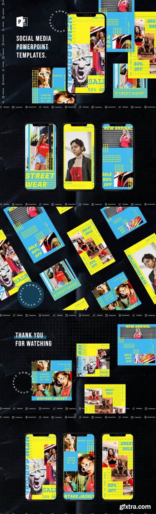 Social Media PowerPoint Template 3 Social Media PowerPoint Template 3