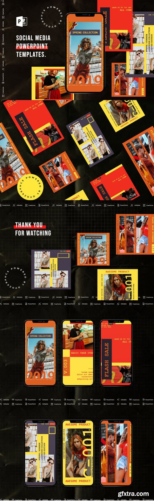 Social Media PowerPoint Template 8 Social Media PowerPoint Template 8