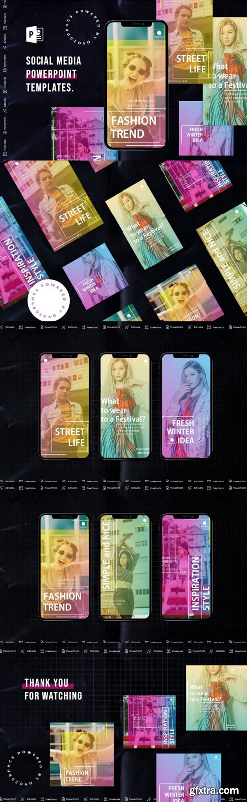 Social Media PowerPoint Template 10 Social Media PowerPoint Template 10