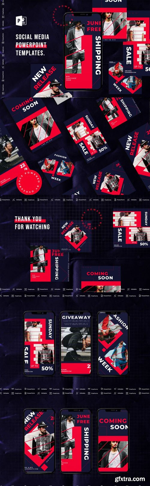 Social Media PowerPoint Template 14