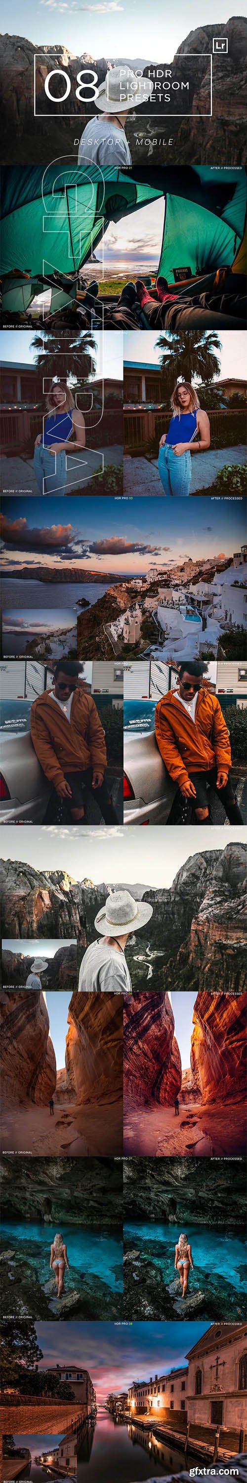 8 Pro HDR Lightroom Presets