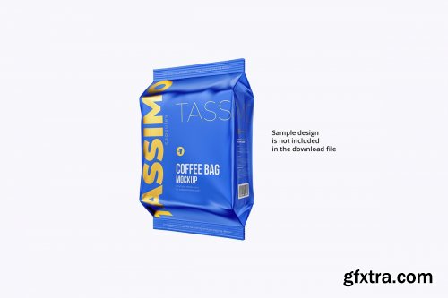 CreativeMarket - Coffee Bag mockup. Tassimo 4099646
