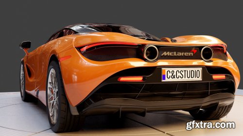  McLaren 720S 3D model