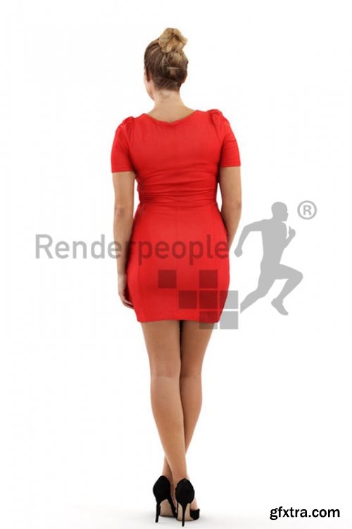 Rosy posed 010 3d model