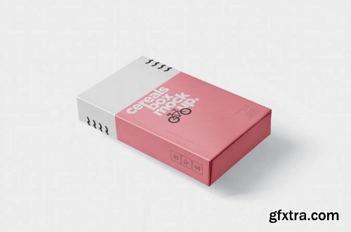 Cereals Box Mockup - Slim Size Box