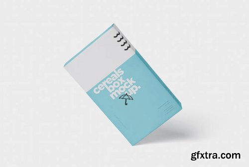 Cereals Box Mockup - Slim Size Box