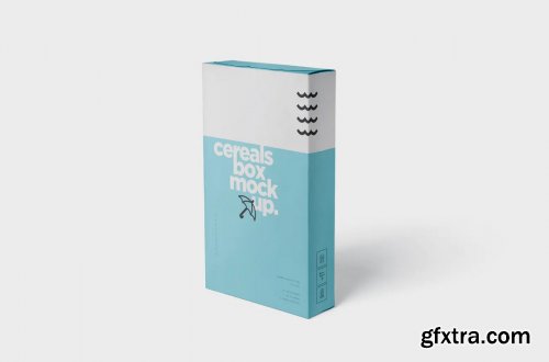 Cereals Box Mockup - Slim Size Box