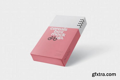 Cereals Box Mockup - Slim Size Box