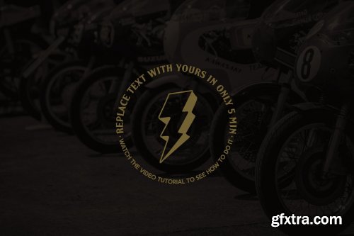 Light Sign Motorcycles Mockup 4149276